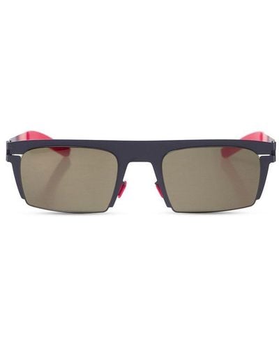 Mykita X Bernhard Willhelm Rectangular Frame Sunglasses - Multicolour