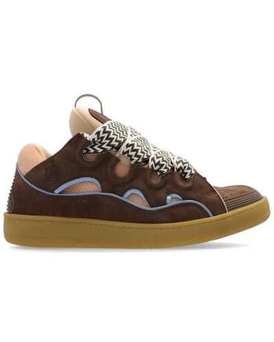 Lanvin ‘Curb’ Sneakers - Brown