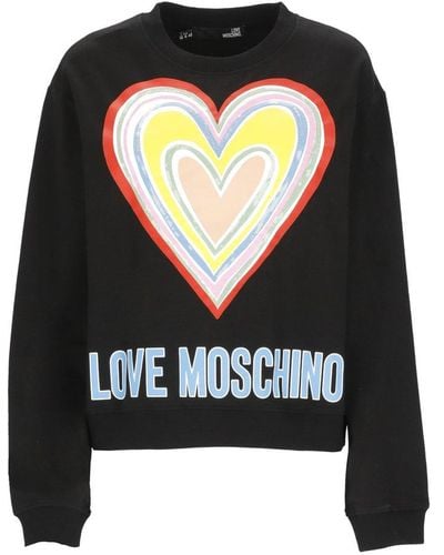 Love Moschino Sweaters Black
