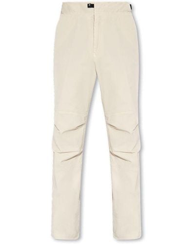 Stone Island Pants With Logo - Natural