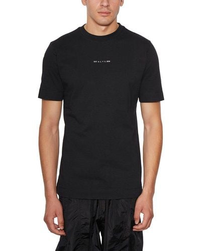 1017 ALYX 9SM Graphic-printed Crewneck T-shirt - Black