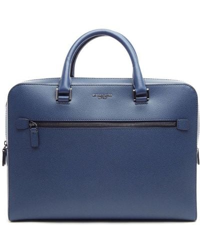 Michael Kors Harrison Laptop Bag - Blue