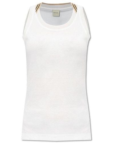 Paul Smith Strappy Top, - White