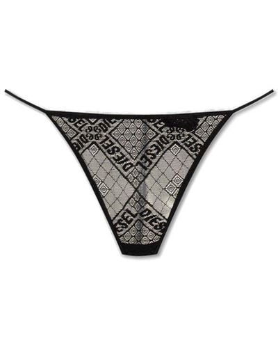 Embroidered Cherry Thong -  Canada