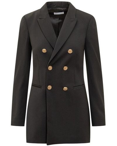RED Valentino Red Double-breasted Blazer - Black