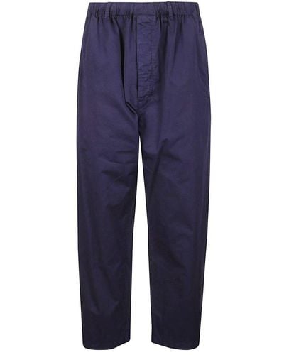 Lemaire Relaxed Trousers - Blue