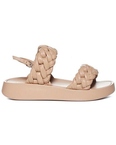 Ash Voyage Braided Open-toe Sandals - Natural