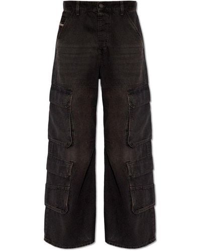 DIESEL 'd-sire-cargo-d L.32' Jeans, - Black