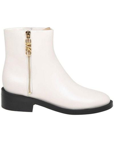 michael kors white ankle boots