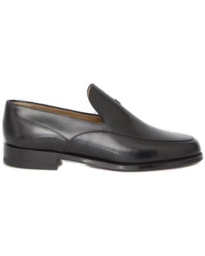 The Row Enzo Slip-on Loafers - Grey