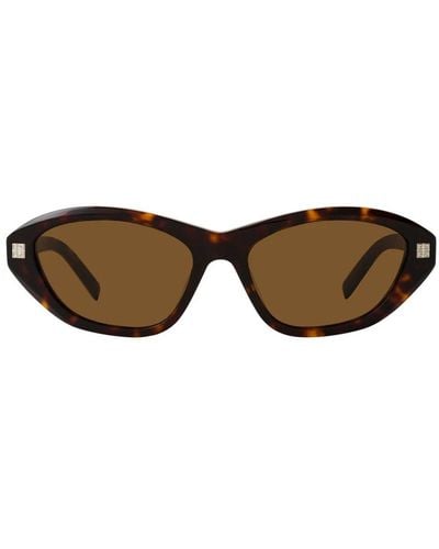 Givenchy Rectangular Frame Sunglasses - Brown