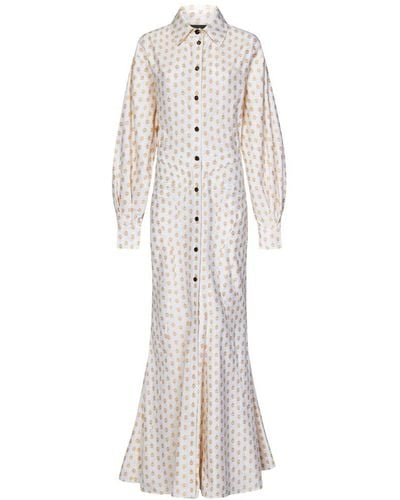 Etro Long Dress - White