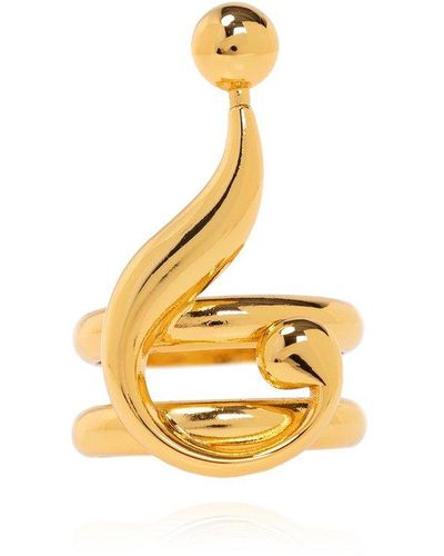 Moschino '40th Anniversary' Ring, - Metallic