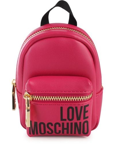 Love Moschino Complementi Pelletteria Leather Goods Complements - Pink