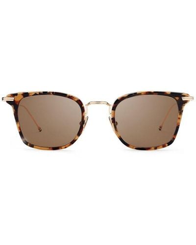 Thom Browne Square Frame Sunglasses - Brown