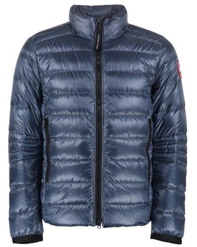 Canada Goose Zip-up Quilted Down Jacket - Blue