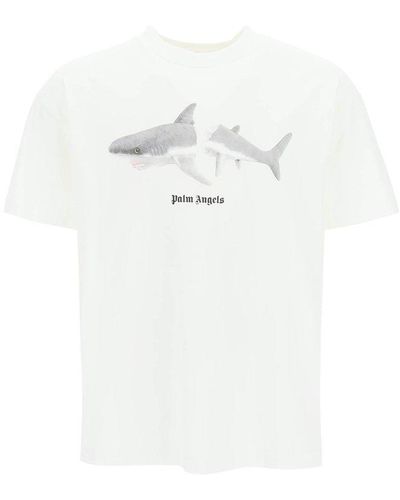 Palm Angels Shark T-shirt - White