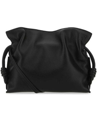 Loewe Flamenco Mini Clutch Bag - Black