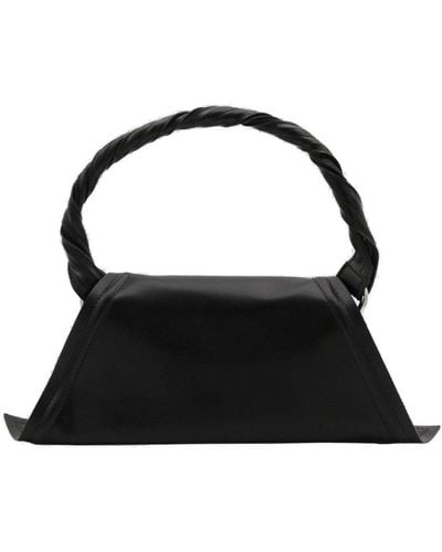 Y. Project Leather Shoulder Bag - Black
