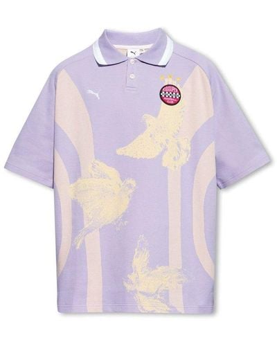PUMA X Kidsuper Printed Knitted Polo Shirt - Multicolour