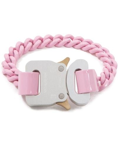 1017 ALYX 9SM Pink Chainlink Buckle Bracelet