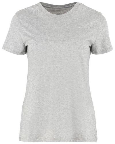Vince Slim-fit Crewneck T-shirt - Gray