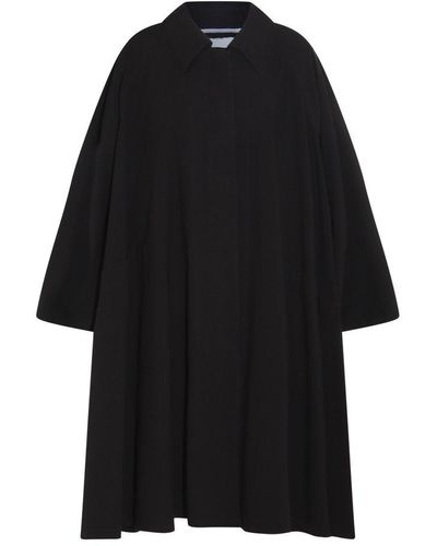 The Row Oversized Short-sleeved Jacket - Black