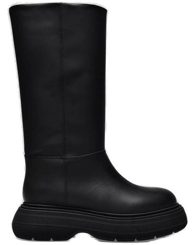 Gia Borghini X Pernille Teisbaek Chunky Sole Boots - Black