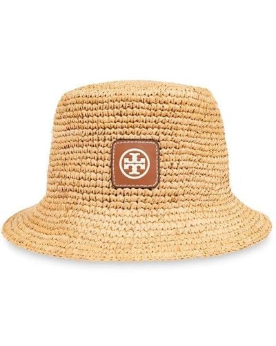 Tory Burch Straw Hat, - Natural