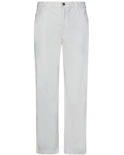 Polo Ralph Lauren Straight Leg Low-top Trousers - White