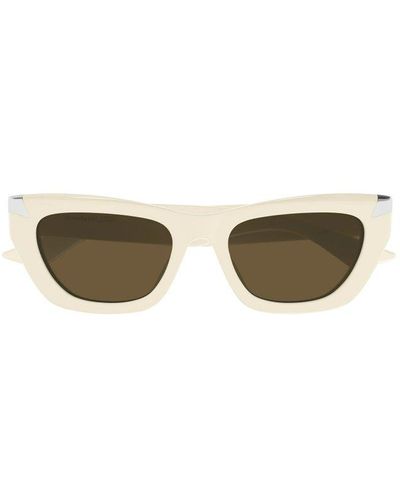 Alexander McQueen Cat-eye Frame Sunglasses - Natural