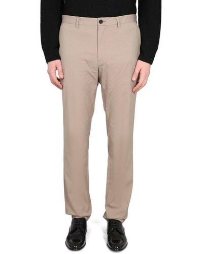 Theory Slim Fit Trousers - Natural