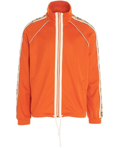Gucci Technical Jersey Oversize Jacket - Orange