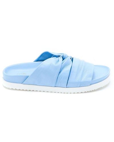 3.1 Phillip Lim Twisted Open Toe Sandals - Blue