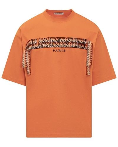 Lanvin Crewneck T-shirt - Orange