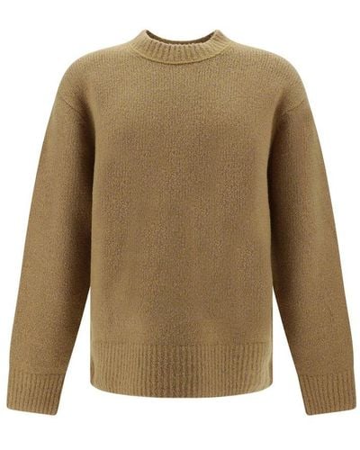 Acne Studios Crewneck Knitted Sweater - Green