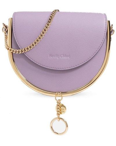 See By Chloé 'mara Evening' Shoulder Bag, - Purple