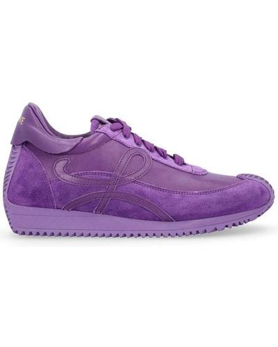 Loewe Flow Lace-up Sneakers - Purple