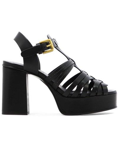 See By Chloé Sierra Caged Platform Sandals - Black