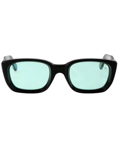 Retrosuperfuture Lira Rectangular Frame Sunglasses - Green