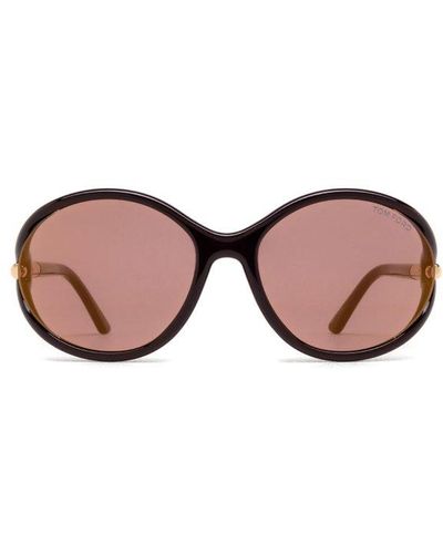Tom Ford Round-frame Sunglasses - Pink