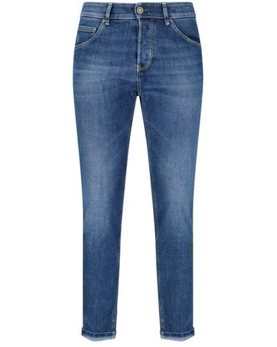 PT Torino Straight-leg Slim-cut Jeans - Blue