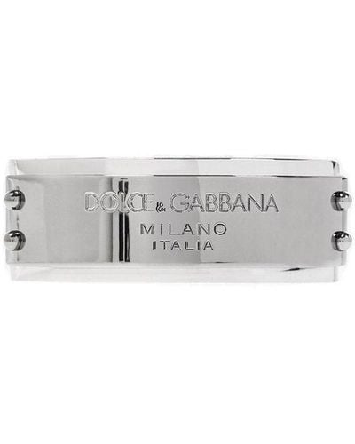 Dolce & Gabbana Brass Bracelet - Grey