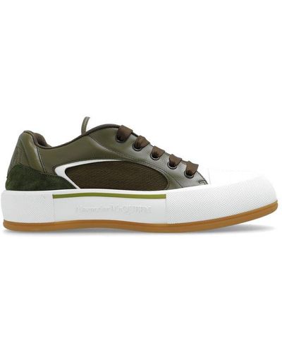 Alexander McQueen Plimsoll Low-top Sneakers - Green