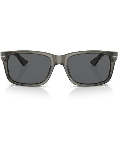 Persol Rectangular Frame Sunglasses - Gray