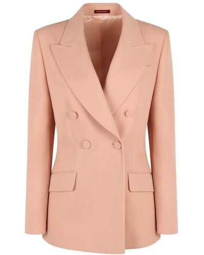 Gucci Double-breasted Buttoned Jacket - Pink