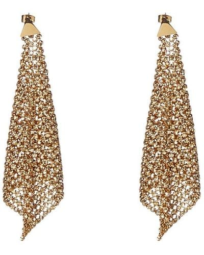 Rabanne Embellished Earrings - Metallic