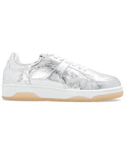IRO Crumpled-effect Low-top Sneakers - White