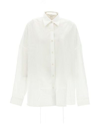 Dries Van Noten Long-sleeved Buttoned Shirt - White
