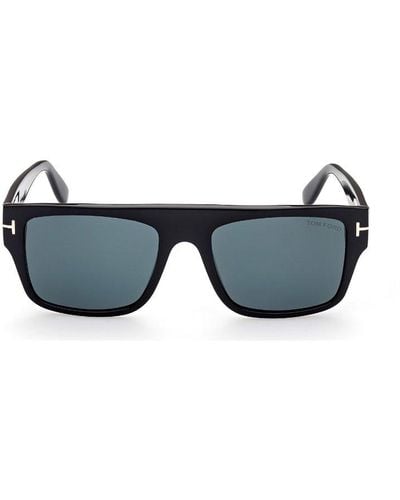 Tom Ford Dunning Square Frame Sunglasses - Blue
